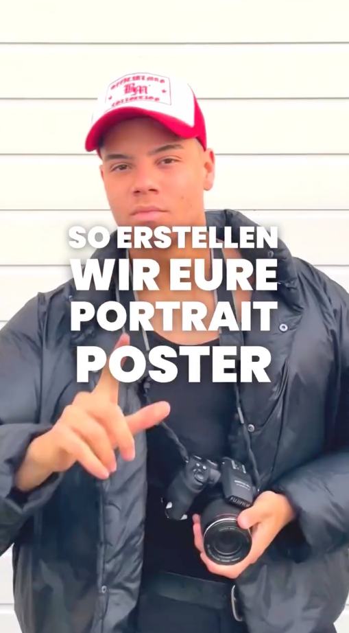 Reel-Ausschnitt: Making-of Portrait-Poster