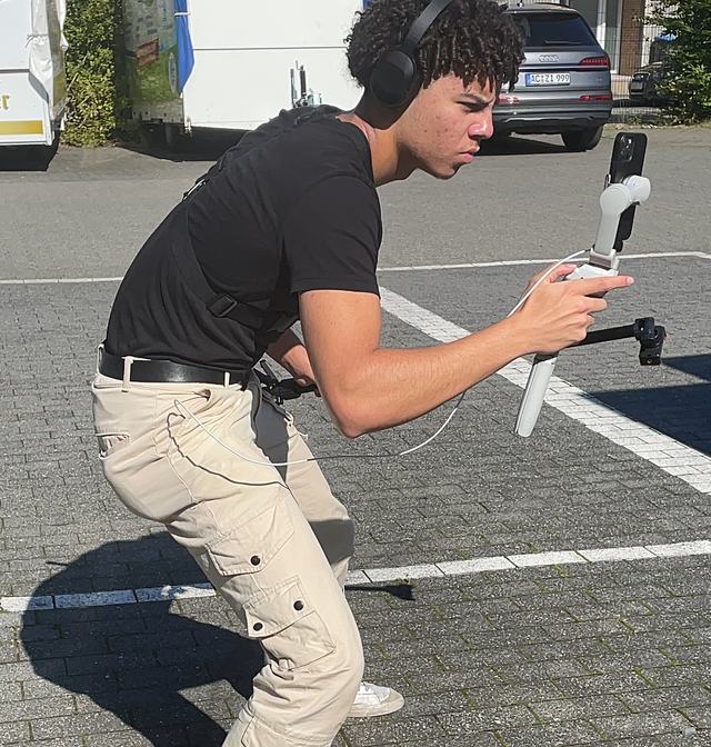 Content-Dreh mit dem Smartphone